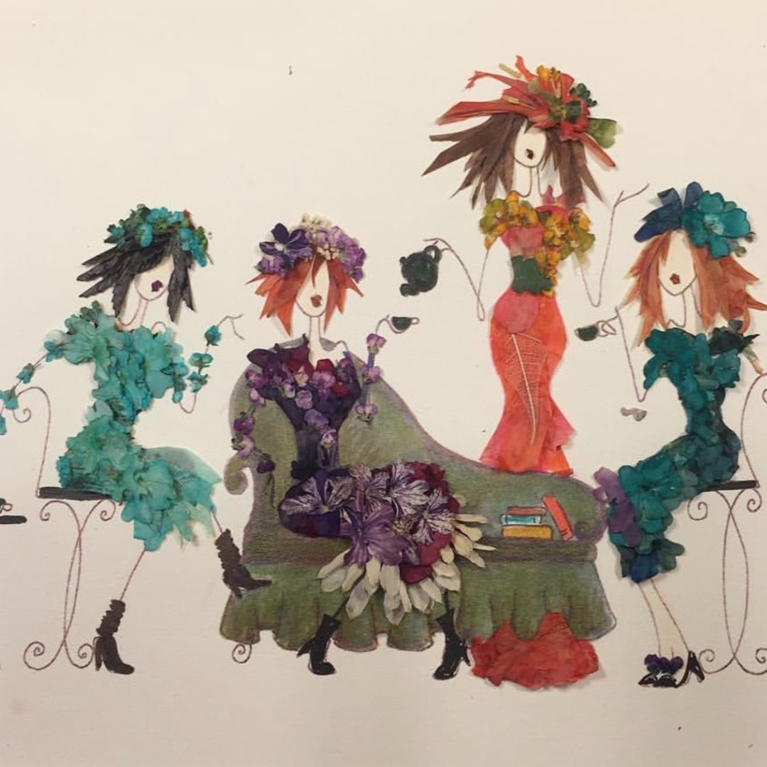 Janice Lutsenko Flower Art | JANICE & PETER LUTSENKO | Pressed flower art | Home & Garden